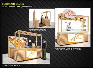 Chariot à crêpes personnalisé pour l'extérieur, chariots de nourriture d'<span class=keywords><strong>occasion</strong></span> à vendre - Product Image 2