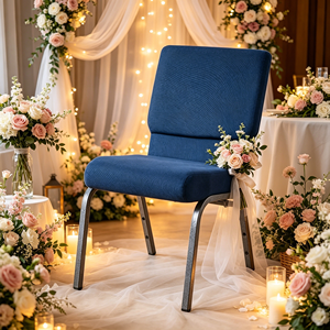 Wholesale <strong>Padded</strong> Stackable Metal Theater <strong>Chair</strong> Conference Interlocking Church <strong>Chairs</strong> for Hotel Auditorium Event/Bar Use - Product Image 4