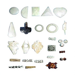 BS International Super Selling Factory Bone Inlay Natural Light Weight Octagon Shaped Custom Colored <b>Shell</b> Bone Coral Beads - Product Image 2