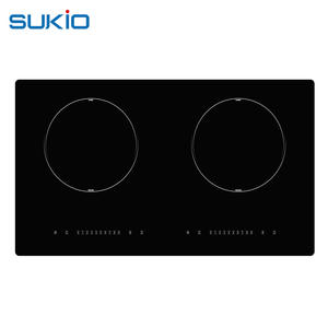 Cocina infrarroja de alta calidad y buena venta, vitrocerámica híbrida, cocina de inducción de <span class=keywords><strong>dos</strong></span> quemadores - Product Image 4