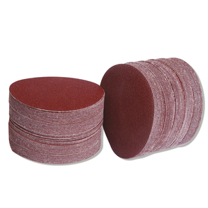 Oem Aluminum Oxide 125Mm 150Mm 5 Inch Móc Và Vòng Chà Nhám Mài Mòn Đĩa Tròn Giấy Cát - Product Image 1
