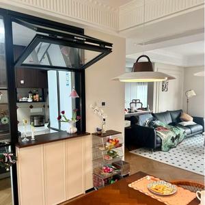 Cửa sổ gấp không khung tùy chỉnh phong cách nhôm thép không gỉ cho ngoại thất an ninh nướng cửa sổ gấp cho ban công khách sạn - Product Image 4