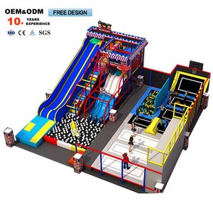 Soft Play Entertainment Equipment Climbing Amusement Basketball Frames for Children Indoor <b>Trampoline</b> Park - Product Image 6