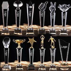 Prix du fabricant Baseball Golf Musculation Karaté Football Cricket Football Trophées Trophée cristal en bois Personnalisé - Product Image 3