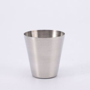 Gobelets en acier inoxydable de 1 oz, verres à shot en métal pour le camping, les voyages, le café, le thé, le whisky, les spiritueux, les articles de bar, cadeau - Product Image 5