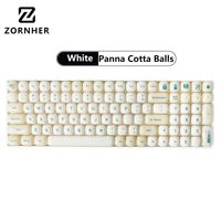 Clavier mécanique Zornher ZH00 Pool Puppy pleine taille en PBT, sans fil, tri-mode, hot-swap, structure Gasket, style mignon