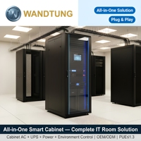 Sistemas de Rack para Servidores Inteligentes de Última Generación para Centros de Datos y Salas de TI, con Cerradura de Puerta Eléctrica y Red Inteligente