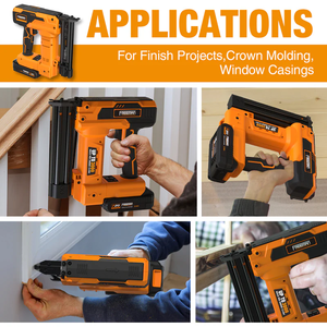 <span class=keywords><strong>Clavadora</strong></span> y <span class=keywords><strong>Engrapadora</strong></span> Inalámbrica 2 en 1 <span class=keywords><strong>Freeman</strong></span> LDF329032 Calibre 18 32MM a Batería Eléctrica de 20V para Clavos F30 F32 y Grapas Serie 90 - Product Image 6