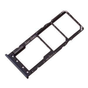 Tiroir pour carte SIM et micro SD noir Samsung Galaxy A10 A105F, pièce de rechange - Product Image 1