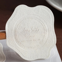 Étiquette rectangulaire personnalisée en relief, épaisse, couleur beige, autocollant texturé, autocollant en relief sculpté