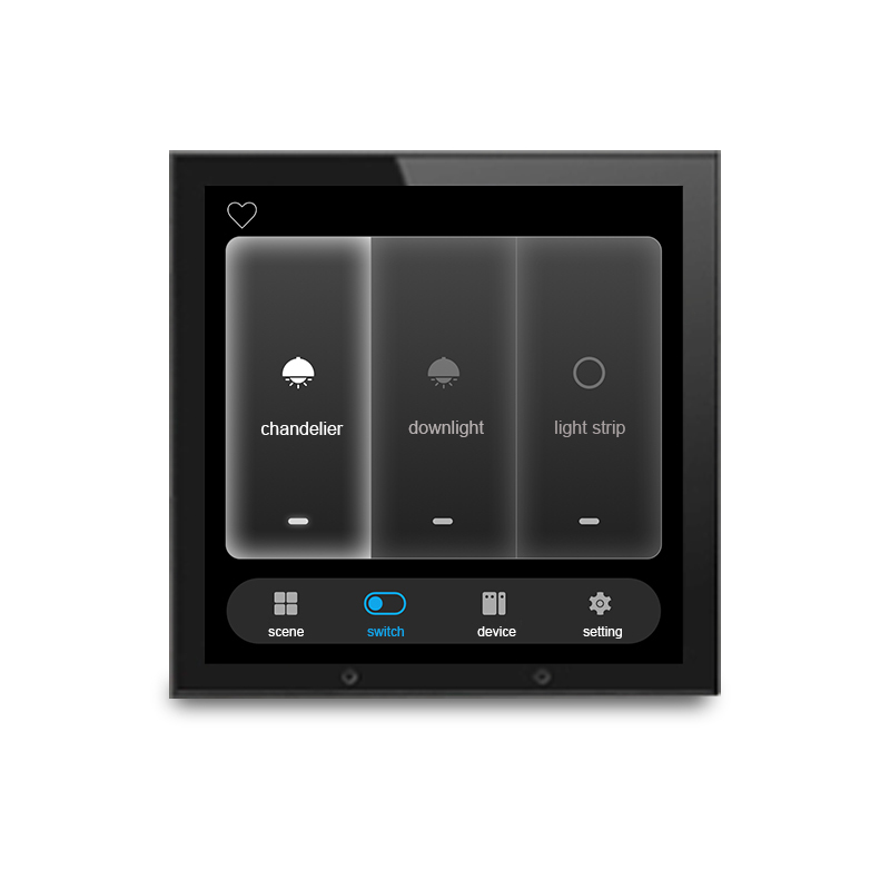 2022 Новое поступление 4 дюймовый сенсорный экран диммер и сцена панель smart home Zigbee системная поддержка голосового управления