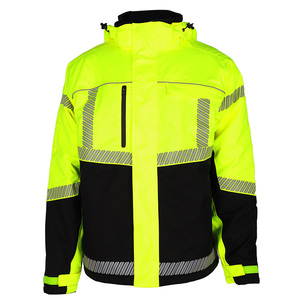 Alto visibile uomini di sicurezza abiti da <span class=keywords><strong>lavoro</strong></span> costruzione giacca da <span class=keywords><strong>lavoro</strong></span> <span class=keywords><strong>abbigliamento</strong></span> di sicurezza riflettente per il lavoratore - Product Image 2