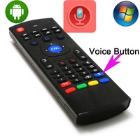 Nuevo Control Remoto Inalámbrico 2.4G MX3 Fly Air Mouse con Mini Teclado USB y Aprendizaje RF, Giroscopio de 3 Ejes para Android TV Box y PC
