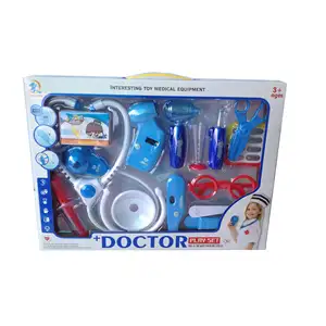 Simülasyon plastik tıbbi ekipman okul öncesi aile doktor oyunu Set oyuncaklar