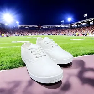 Zapatillas Deportivas Bresa Canvas 708 con Cordones, Punta Redonda, Blancas, para Adultos, para Todas las Temporadas - Product Image 3