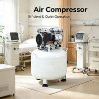 Compresseur d'air médical sans huile Strosen Export, mini pompe à air à faible bruit pour cliniques, laboratoires et nébulisation