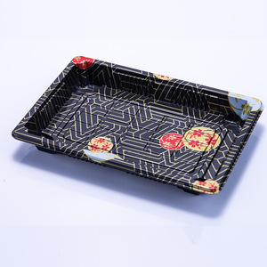 Boîte à <span class=keywords><strong>sushi</strong></span> rectangulaire en plastique PET jetable de haute qualité, vente directe d'usine Fujian <span class=keywords><strong>Bingo</strong></span>, pour restaurant, hôtel, fête, pique-nique - Product Image 1