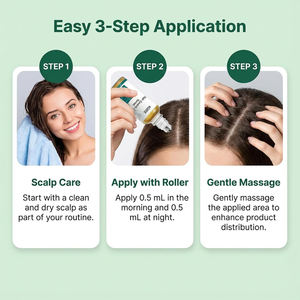 เซรั่มบำรุงหนังศีรษะและเร่งผมยาว 2-IN-1 สูตรสดชื่นด้วยโรสแมรี่ ไนอะซินาไมด์ กรดอะมิโน ขิง ไบโอติน และน้ำมันละหุ่ง - Product Image 5