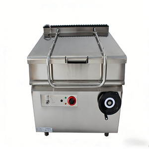 Sartén Comercial Inclinable de Alto Rendimiento, Duradera, Confiable, de Operación Segura y Cocción Rápida para Procesamiento de Alimentos - Product Image 3