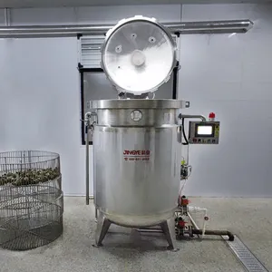 Factory Sale 500L SUS Bone Broth/Soup Large Scale Cooking Machine Cooking Tank Save-time Cooking With Touch Screen Panel