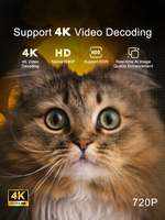 Projecteur de cinéma maison CANZONE P20 GTV, fabriqué en Chine, 2 Go/8 Go, 500 lumens ANSI, Dolby Vision, cinéma 3D, Google TV