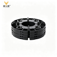 Système de revêtement de sol moderne pour l'extérieur JNZ Socles en plastique PP pour le pavage de carreaux de porcelaine Support de terrasse à hauteur fixe