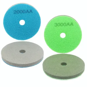 Chất lượng cao công nghiệp 4 "Kim Cương Xốp sợi Buffing Pads cho gạch đá cẩm thạch bê tông gốm sứ thủy tinh 100 mét - Product Image 2