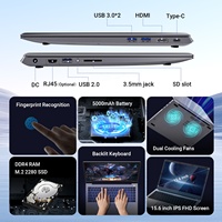 Ordinateur portable 15,6 pouces Intel Core i7 12th 13th génération 10th 11th 16 Go de RAM 1 To SSD Ordinateur portable i7