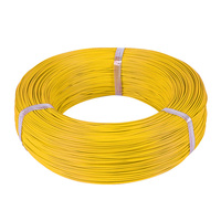 Cable Eléctrico THHN de 600V, 12 AWG, con Conductor de Cobre Trenzado, Aislamiento de PVC y Revestimiento de Nailon, para Cableado de Construcción
