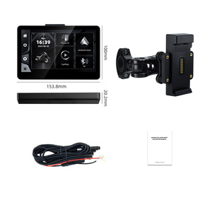 Support de fixation arrière détachable rapide de 6,2 pouces pour enregistreur de conduite de moto, système de navigation Carplay, objectif avant et arrière 1080P - Product Image 4