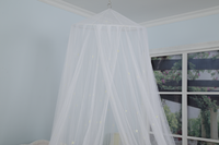 Belles étoiles blanches foncé Double taille unique moustiquaire Offres Spéciales la maison Camping utilisation forme conique en maille de Polyester