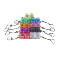 Porte-clés en acrylique en forme de clavier mécanique Style coupé Design léger Cadeau de promotion