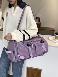 Wholesale Custom Large Capacity Polyester Gym <b>Bag</b> Zipper Closure Free Sample Sport Backpack for Unisex Fitness Travel Duffle - Product Image 2