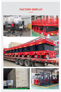 4mハンドプッシュモバイルシザーリフトプラットフォームAC電源空中シザータイプリフトテーブル - Product Image 6