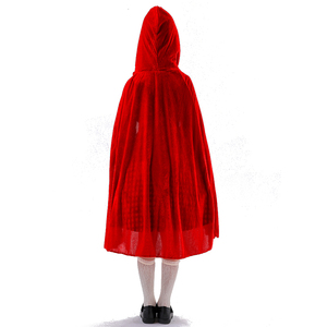 Disfraz de sirvienta para adultos, disfraz de niña, disfraz de Halloween, vestido rojo, traje de capa, disfraz de sirvienta para fiesta, disfraz de Cosplay - Product Image 6