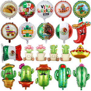 Globos de Aluminio con Bandera de la Selección Nacional, Decoración para Fiestas con Globos de Aluminio para el Día Nacional de Argentina, Brasil, España, México - Product Image 5
