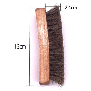 Spazzola per scarpe con manico in legno di alta qualità, - Product Image 3