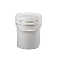 Pabrik grosir ember plastik dengan tutup pegangan PP HDPE 150ml untuk 28l ukuran untuk penggunaan cat
