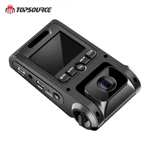 Pièces Auto 2.0 ''(4:3) caméra de Duel à écran HD Dash Cam Starlight Vision nocturne dispositif d'enregistrement vidéo Super condensateur