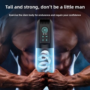 Bomba Eléctrica de Alargamiento de Pene con Pantalla Digital, Masturbadores Rotatorios, Juguete Sexual <span class=keywords><strong>Masculino</strong></span> para Hombres - Product Image 2