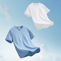 T-shirt personnalisé respirant et léger en coton 180 g/m², col rond, manches courtes, haut décontracté pour hommes et femmes