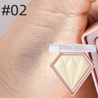 Handaiyan Hot Selling Highlighter Makeup Diamond Glow Powder Face Makeup Loose Powder Highlighter Powder.