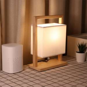 BSCI ฟังก์ชั่นสัมผัส2000มิลลิแอมป์ชั่วโมงไม้แบบชาร์จไฟแบบพกพาตั้งแคมป์โคมไฟตารางสำหรับบ้าน - Product Image 2