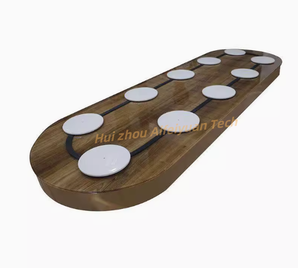 Ayarlanabilir hız dönen yüksek kapasiteli restoran için döner suşi konveyör bant suşi sistemi - Product Image 2