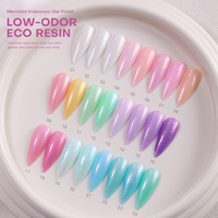 Vernis à ongles gel irisé effet sirène, série CPSR, sans HEMA ni TPO, coffret de vernis à ongles gel scintillant effet sirène pour studio