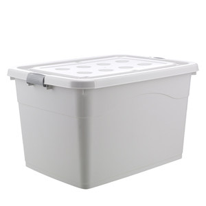 <span class=keywords><strong>Contenitore</strong></span> per Vestiti in Plastica Rinforzata Extra Large con Coperchio, Scatole Organizzative Robuste per Armadio, Bagno e Ufficio - Product Image 4