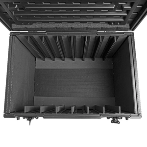 Custodia di volo su misura in plastica PE FLYCASE ROAD Case per palco a testa mobile fascio LED Par luce LED pista da ballo - Product Image 2
