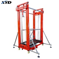 Charge de vente chaude 500kg jusqu'à 2-13 mètres ascenseur télécommande chariot de levage Mobile pliable petit échafaudage électrique