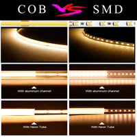 Bande LED extérieure IP20 Télécommande pour Wi-Fi 6500K Cob Led Multicolore
