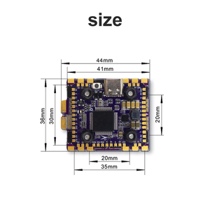 ชุดควบคุมการบินและ ESC สำหรับโดรน F7 พร้อมดีไซน์ 4in1 ขนาด 45A/60A สำหรับควอดคอปเตอร์ FPV และระบบควบคุมความเร็วโดรน - Product Image 4